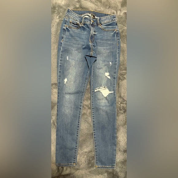 Rewash Brand Blue Jeans Denim Sz 3 stretchy - Picture 3 of 6